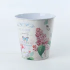 Metal Pots Rustic Galvanized Metal Flower Pots Garden Flower Planter