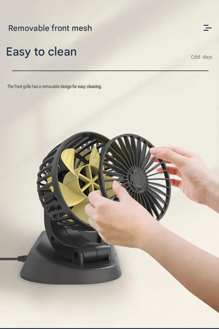 Car Fan, 360, 10W, ABS - detail 20