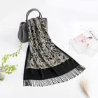 Scarf Scarf Custom Logo Hot Styles Shawls Printed Cashew Nut Cashmere Long Scarf With Fringe