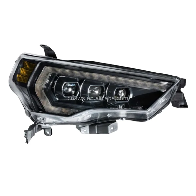 قطع غيار السيارات OEM المعدلة الديناميكية DRL المتتابعة الكاملة للمصابيح الأمامية LED 2014-2020 Toyota 4Runner Morimoto XB المزود