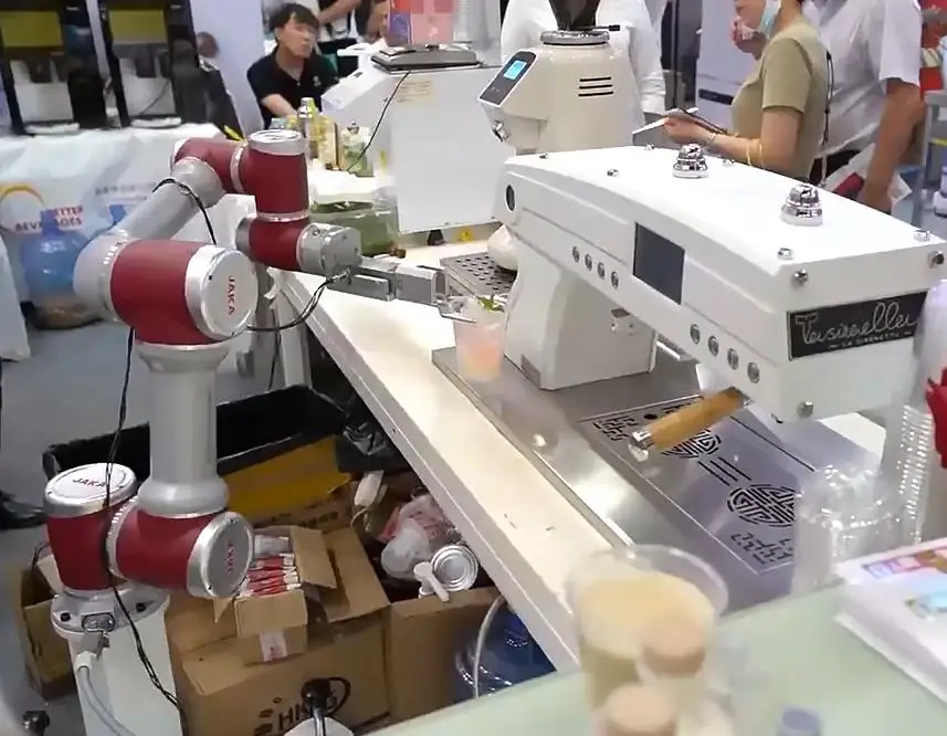 Commercial Make Robot Arm Tea Vending Machine With Robotic Arm Xbot