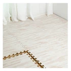Good White Wooden Grain Flooring Anti Slip Good Quality Elastic Puzzle Wooden Eva Mats
