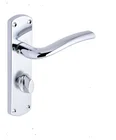 Handle Doordoor Good Quality 170MM Zinc Latch/Lock/Euro/Bathroom Backplate With Aluminium Handle Lever