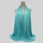 Solid Color Plain Weave Cotton Modal Soft Ladies Headscarf Women Brand Hijab Scarf