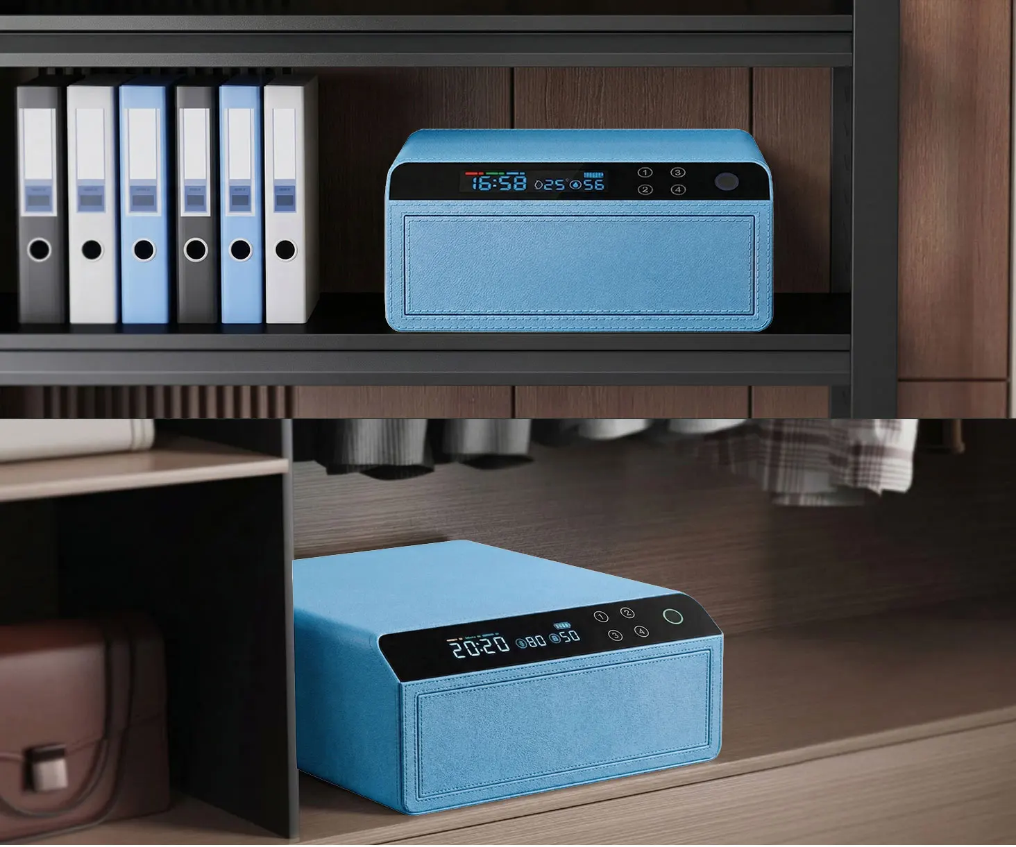 dr 1271 ft ceqsafe smart high security safe jewelry money leather bluetooth drawer safe box home watch winder cash box-12
