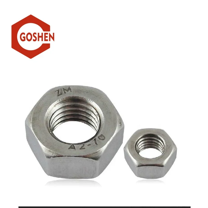 Hex Nuts Left Threaded DIN 934 Stainless Steel A2 Nuts V2A M4-M20