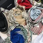Scarf Wholesale Scarf Acrylic Color Block Scarf Manufacturer Houndstooth Scarf Shawl