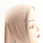 Long Shawl 70*170cm Hot Selling Muslim Long Scarf Elastic Material Strech Wrap Shawl Cotton Jersey Hijab