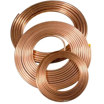 Coil Copper Pipe for HVAC & Air Condition C12200 C11000 C10200 Grades Welding Bending Cutting Services Available