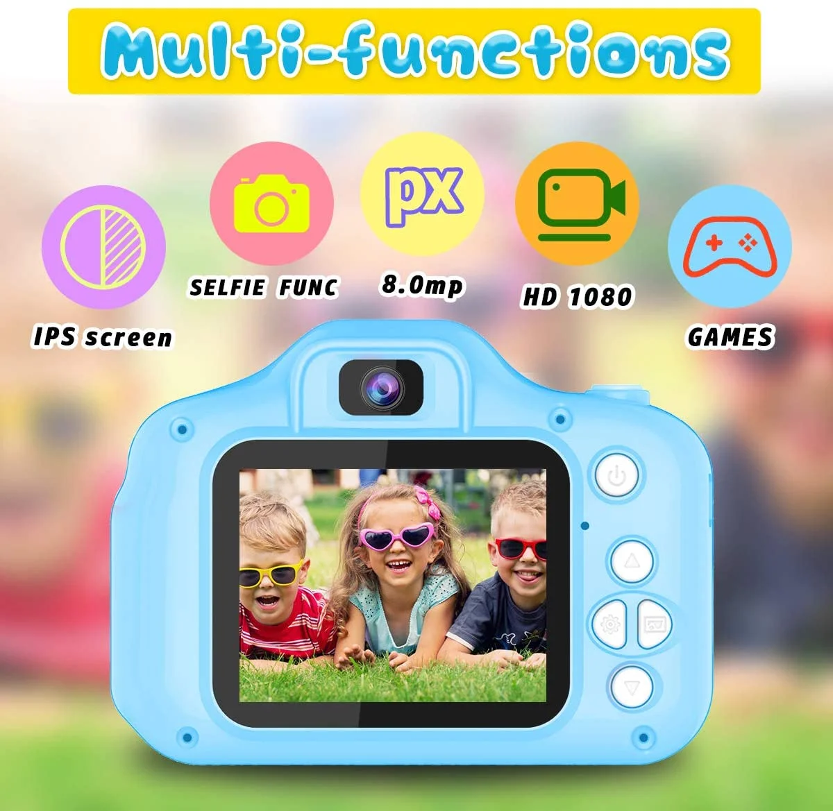 Hot sales Kids Camera Mini HD Screen 1080P Video Camera Toys Children Baby Gifts Birthday Digital Kids Camera