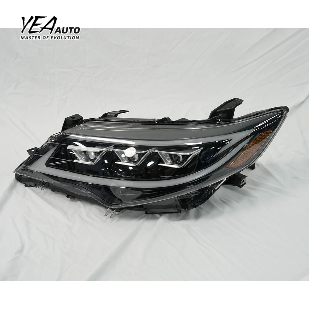 product upgrade led 3 eyes headlights head lamp for toyota camry headlamp head light led head lights 2012 2013 2014-5