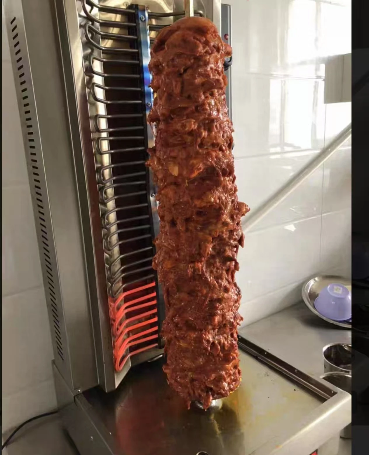 Commercial Middle Eastern Turkish Shawarma Machine, Suitable for Food Courts