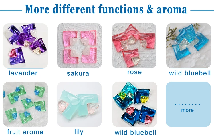 100%Anti-Bacterial blue laundry bag with herbal fragrance liquid bleach laundry pod wholesale price capsule