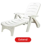 Chair/ Chair Outdoor White Plastic Deck Chair/ Casual Thickened Sling Chair By Swimming Poor/ Foldable Dormette