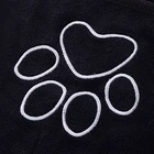 Dog Towels Custom Super Absorbent Hooded Paw Embroidered Microfiber Dog Bathrobe Pet Grooming Towels