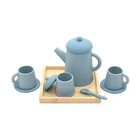 Silicone Tea Toys Set Toy Kitchen Pretend Play Children Role Educational For Toys