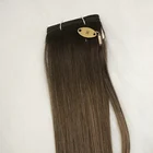 Remy Hair 26 Inch Balayage Straight Thick Ends No Chemicals Sewing Machine Remy Russian Human Hair Weave
