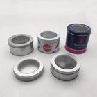 Watch Tin Small Custom Logo Round Metal Gift Watch Tea Tin Can With Lid