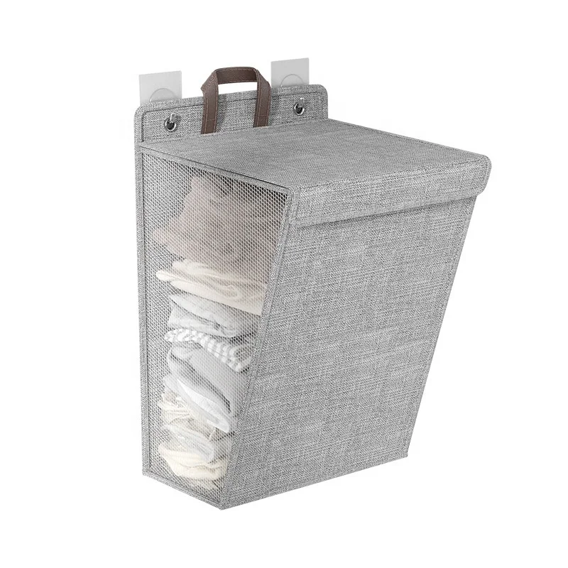 Multi-functional Clothes Storage Basket Storage Large Capacity Foldable Home Dormitory Arangement Wall Hanging Laundry Basket