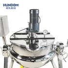 Jacket Kettle 600 Liter Industrial Tilting Steam Heating Cooking Jacket Kettle With Mixer Scrapers For Chili Sauce