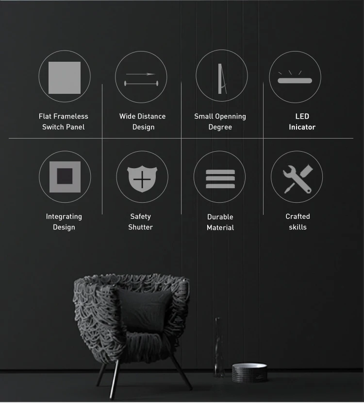 SIASE British Standard 20A water heater switch with indicator grey color