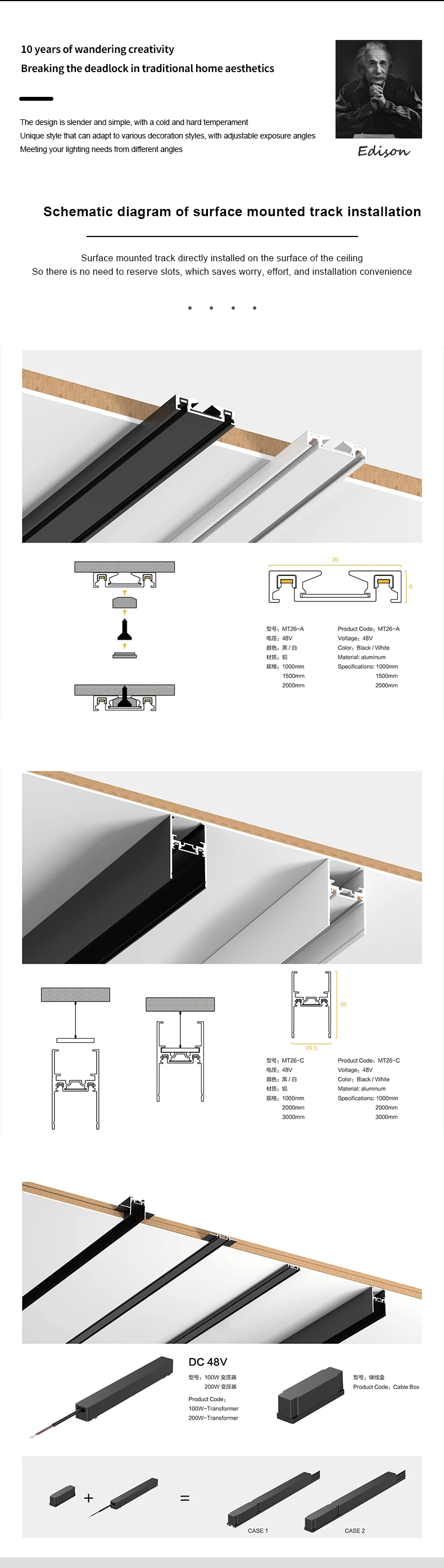 Smart Phone App Wires Linear Ceiling Recessed Complete Led Cob Magnetic