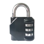 Combination Padlock 3 Digit Code Password Combination Zinc Alloy Padlock