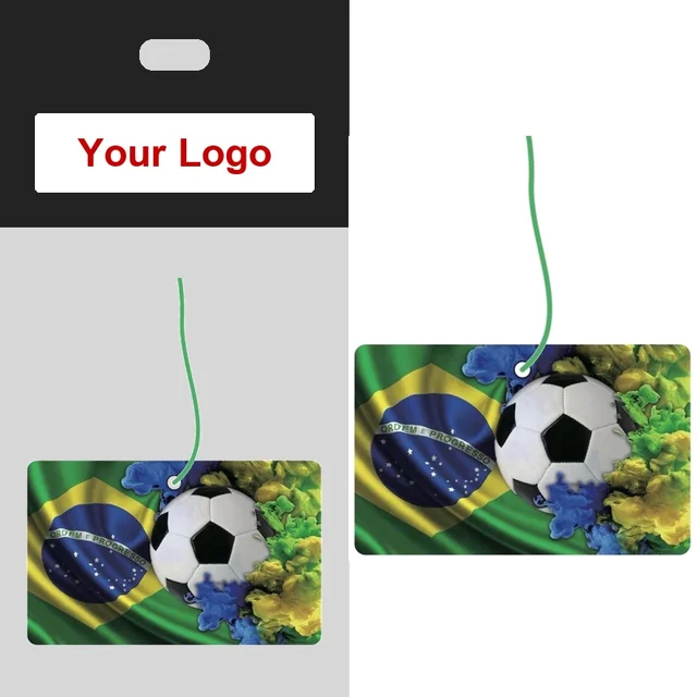 Custom Luxury Hanging Air Freshener Little Black Design Trees Shape Perfume Fragrance for Car Vent Flower Car Freshener