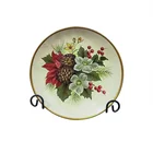 Wall Hanging Wall Decoration Ceramics Platter Plate With Rack