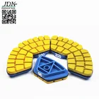 Resin Diamond Polishing JDK Trapezoid Resin Diamond Polishing Pads Floor Renovation Pads