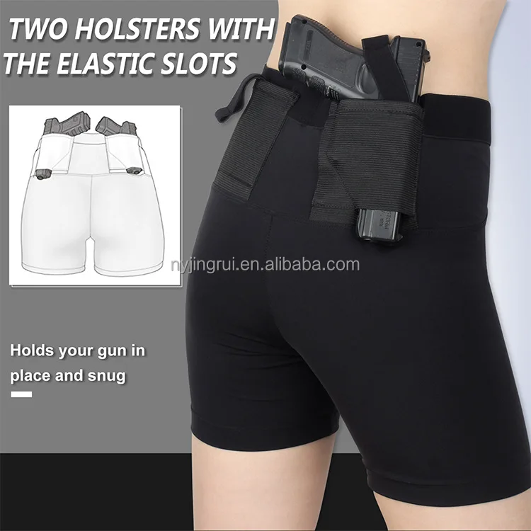 IWB hidden seamless women’s underwear handgun waist tactical holster quick draw tactical women’s pants holster Gun Bag