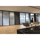 Wall For Room Customized Full View Glass Partition Wall Window For Office Room Division