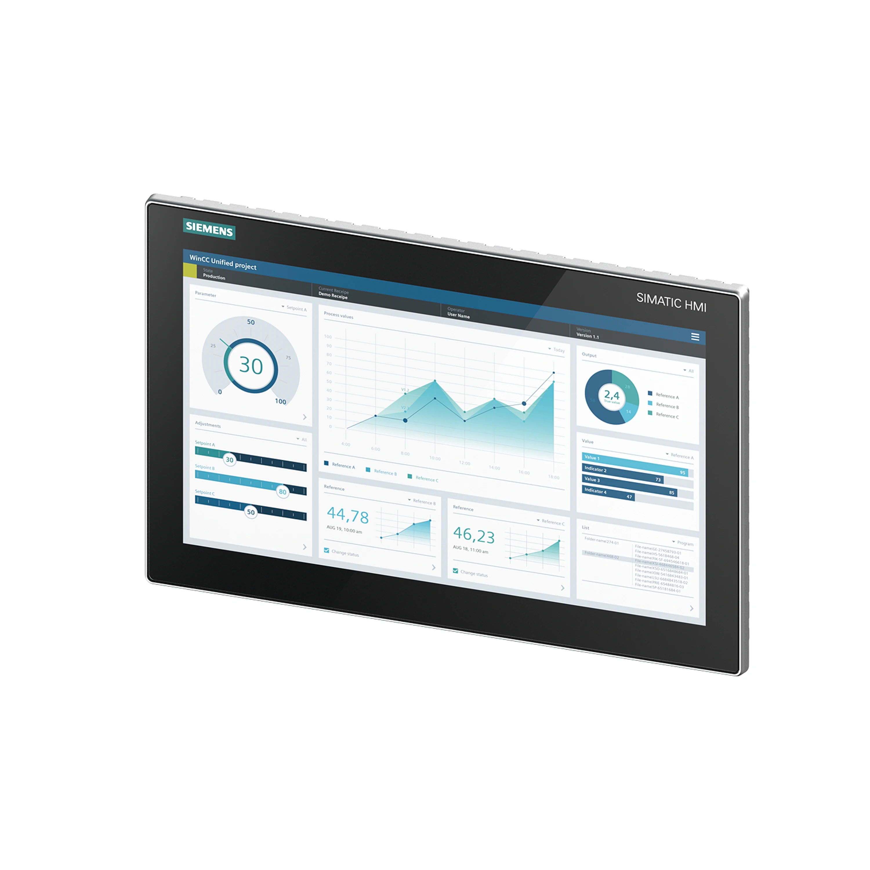 SIMATIC HMI MTP1500 Unified Smart Panel 15.6