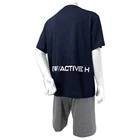 Coolmax 100%Polyester Boy's Short Sleeves T-shirts Polyester Spandex Boy's Short Pants Customized Print Boy's Sets
