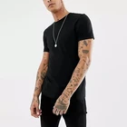 Slim Casual Wholesale Custom Summer Logo Light Weigh High Quality Cotton Slim Fit Blank Men Tshirt