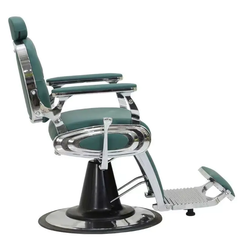 High-end hair salon dedicated shave hair salon chair retro can put men's oil head chair
