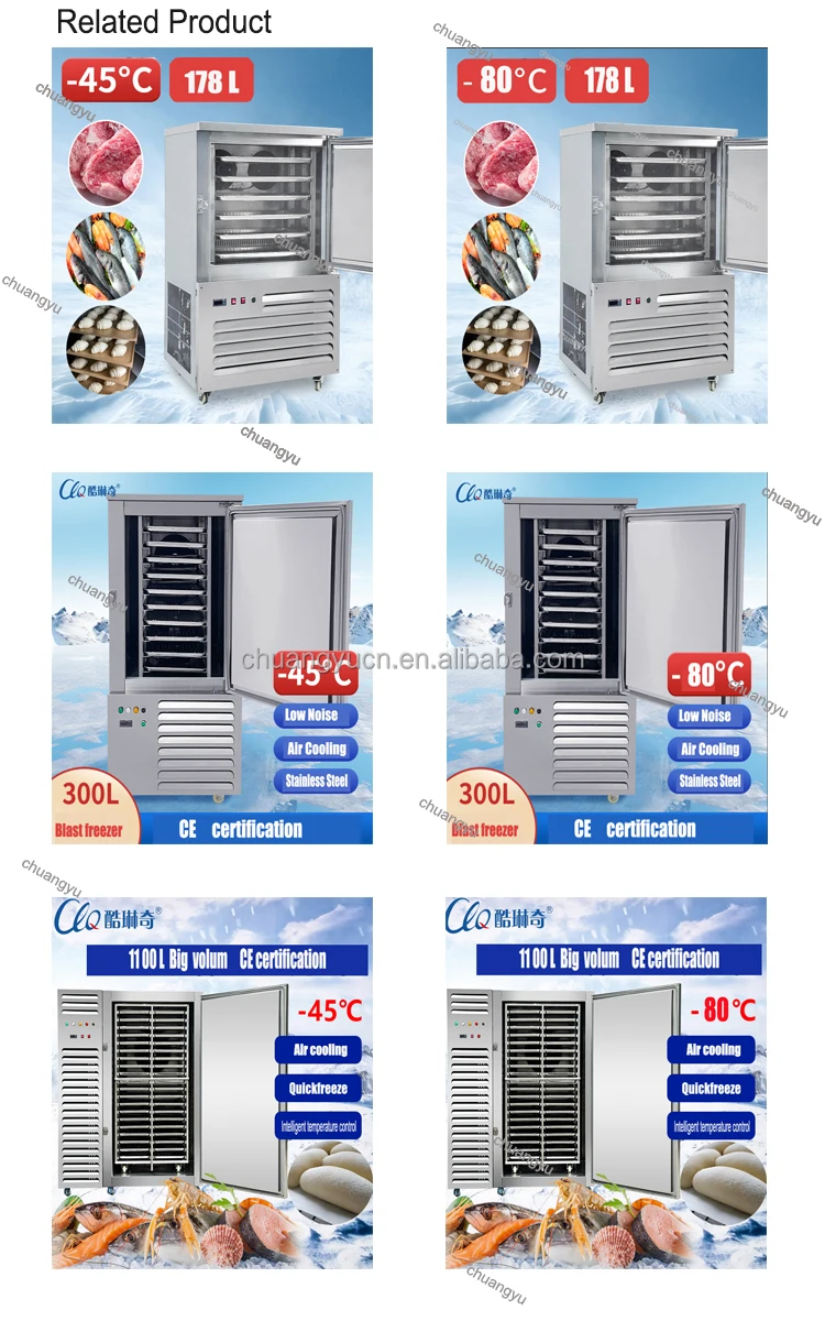 Blast Freezer, Stainless, Steel - detail 14