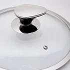 Lid Handle Tempered Glass Lid With Handle Glass Tempered Pot Strainer Lid With Clear Glas And Handle For Cookware