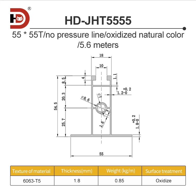 Cleanroom Aluminum T-shaped Suspension Beam 55 60 70T Keel Class 100 FFU Ceiling Purification Aluminum Alloy Profile factory