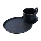 Coffee Coffee Mugs Creative Coffee Cup And Saucer Light Luxury Phnom Penh Breakfast Mug