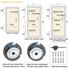 Hinges For For Hinge Self-closing 304 Stainless Steel Hinges Hydraulic Buffer 5 Inch Door Closer For Heavy Fire Door