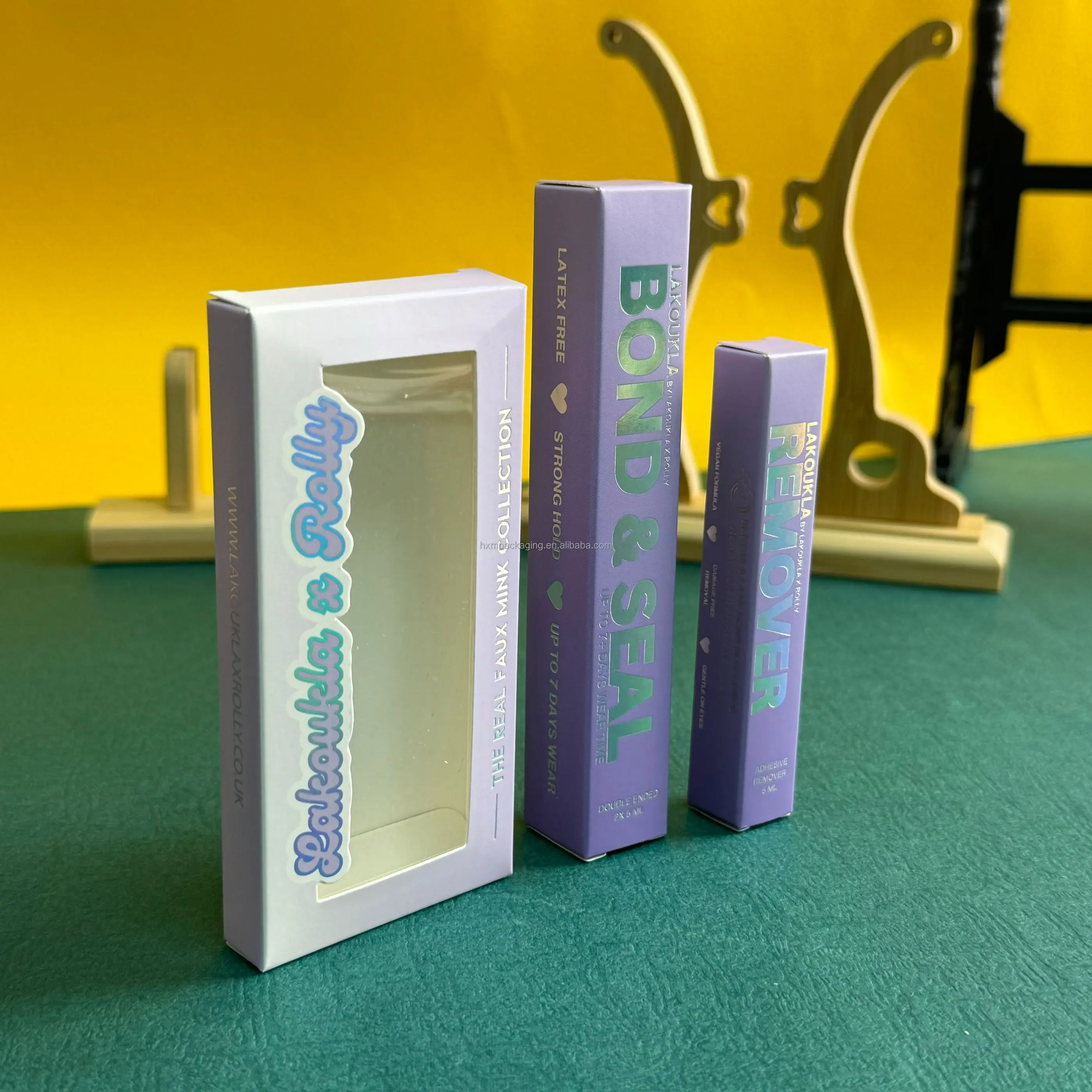 Wholesale Paper Lashes Boxes Custom Logo Diy Empty Eyelashes Packaging Box and Tray Lash Extensions Boxes manufacture