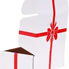 Color Box Box Gift Box 6x4x2 Inch White Color Printed Small Corrugated Cardboard Box For Mailing And Gift