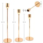 Table Decoration Candle Table Candle Wedding Table Decoration Gold Candle Stand Taper Candle Holders
