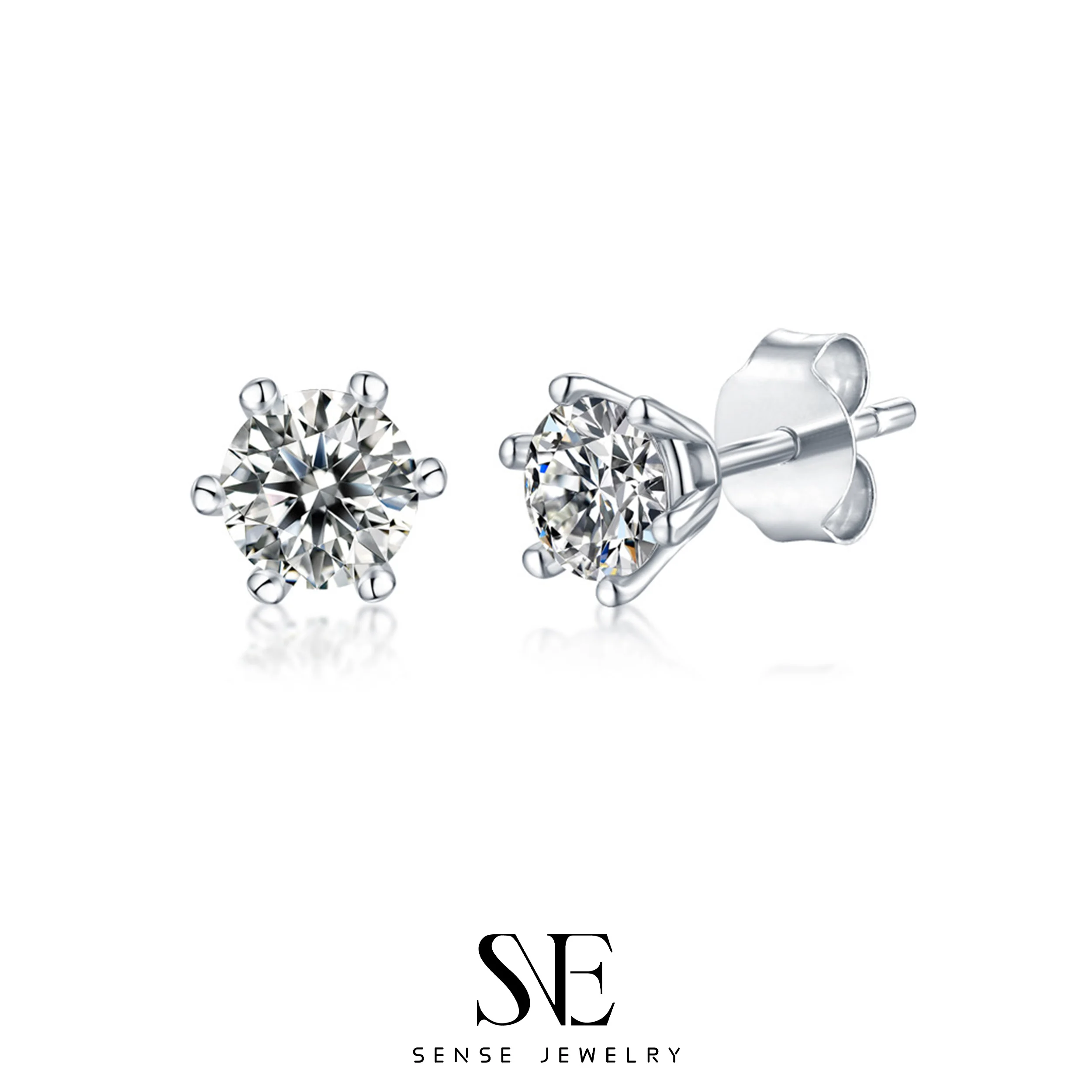 sense jewelry moissanite jewelry 925 sterling silv