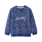 Children Hoodie Gabby Loop Kids Autumn Blue Pattern Casual Children Pullover Hoodie