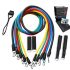 And 11 Band TPE And Latex 11 Pcs Make Your Own Logo Cfx Resistance Band With Handles