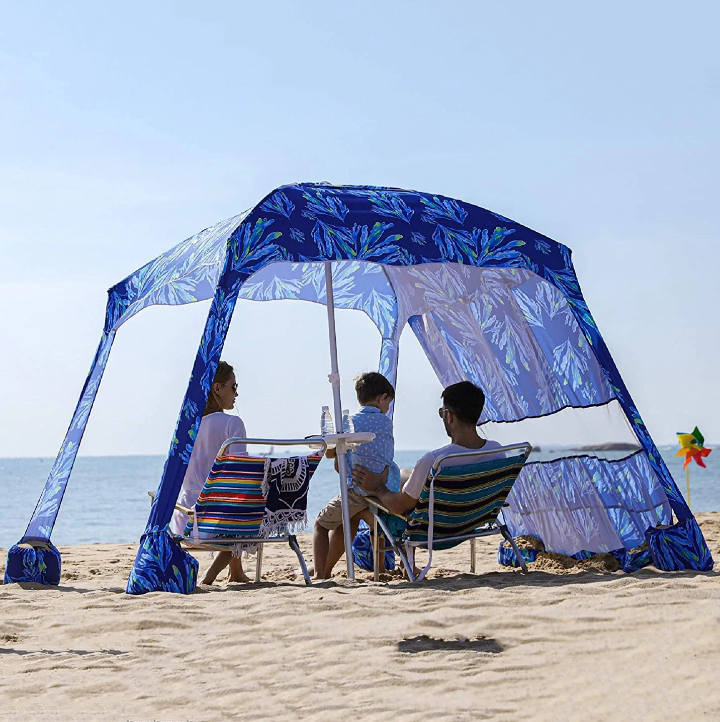 beach umbrella cabana tent