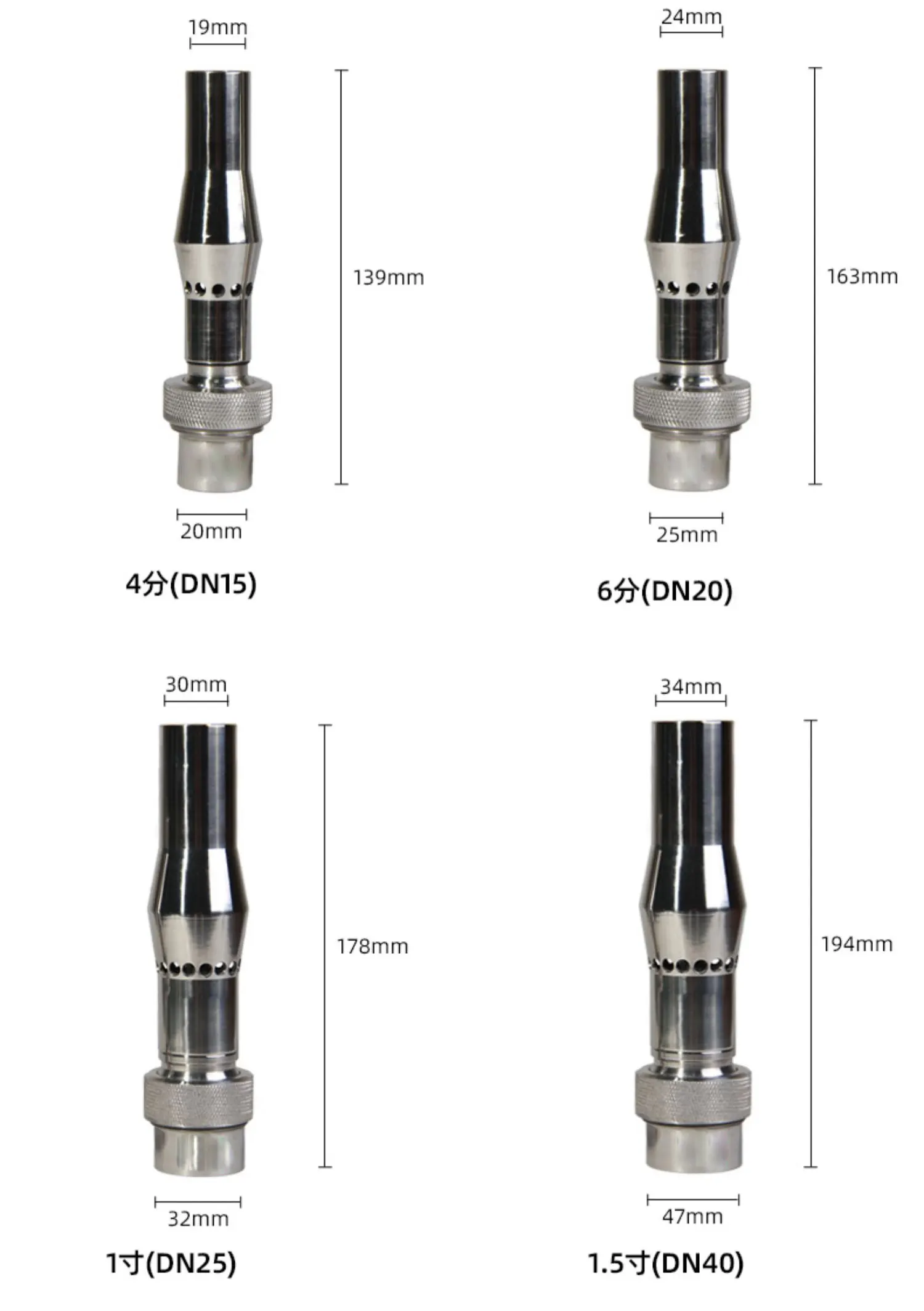 Factory Direct High Pressure Musical & Graphical Rotating Water Jet Fountain Nozzles for Stone Garden Decor factory