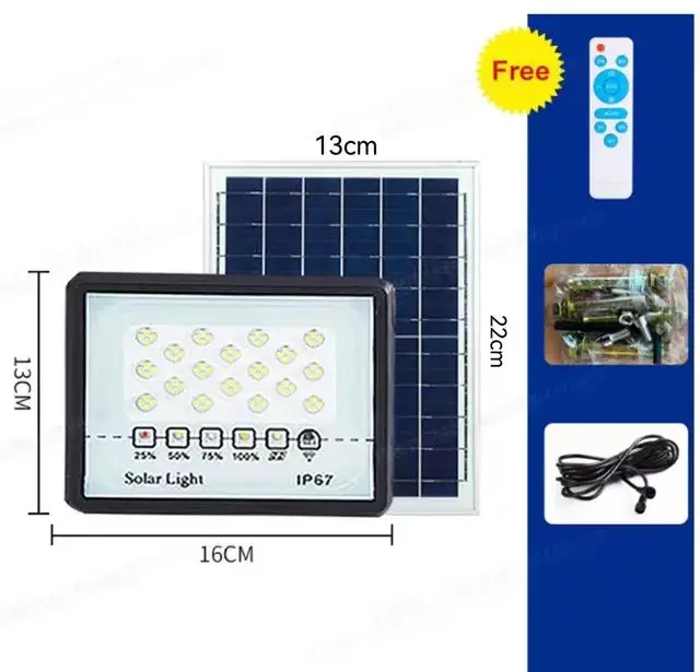 IP65 High Quality Led Flood Light Solar Powered Flood Light 100W 200W 300W For Outdoor